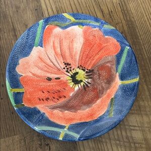 Roscher & Co tangled Poppy plate